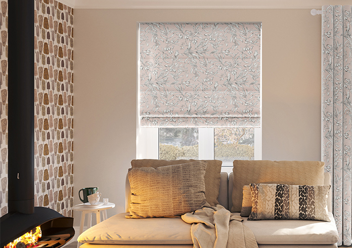 Aviary Velvet, Serenity - Roman Blind - Image 3